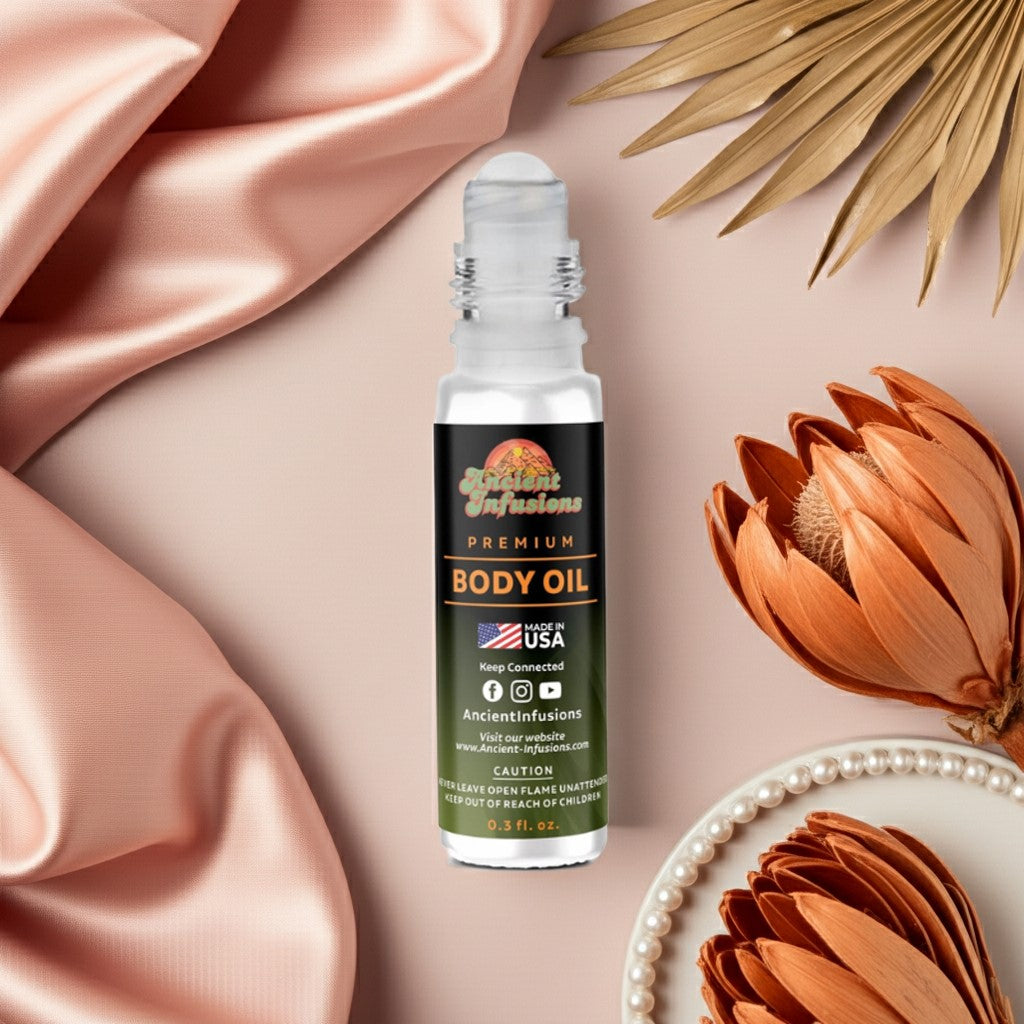 Lattafa Yara Tous Inspired Body Oil with fruity sweetness, powdery florals, and lightweight scent in roll-on bottle, elegant display.