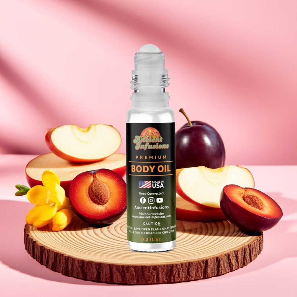 True Religion for Women inspired body oil with fruity and floral notes