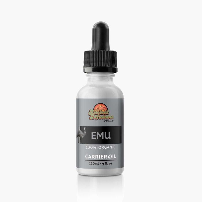 Experience the Health Benefits and Versatile Uses of Ancient Infusions Emu Carrier Oil - A Natural Elixir for Skin and Wellness.