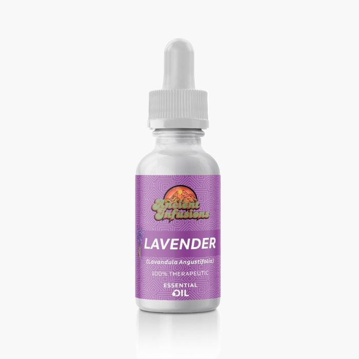 Experience the Therapeutic Benefits and Versatile Uses of Ancient Infusions Lavender Essential Oil - A Natural Elixir for Relaxation and Well-being.