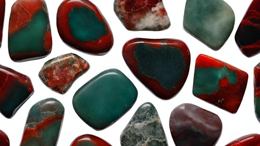 Bloodstone Crystal Benefits: Vitality, Courage, Healing, Grounding.