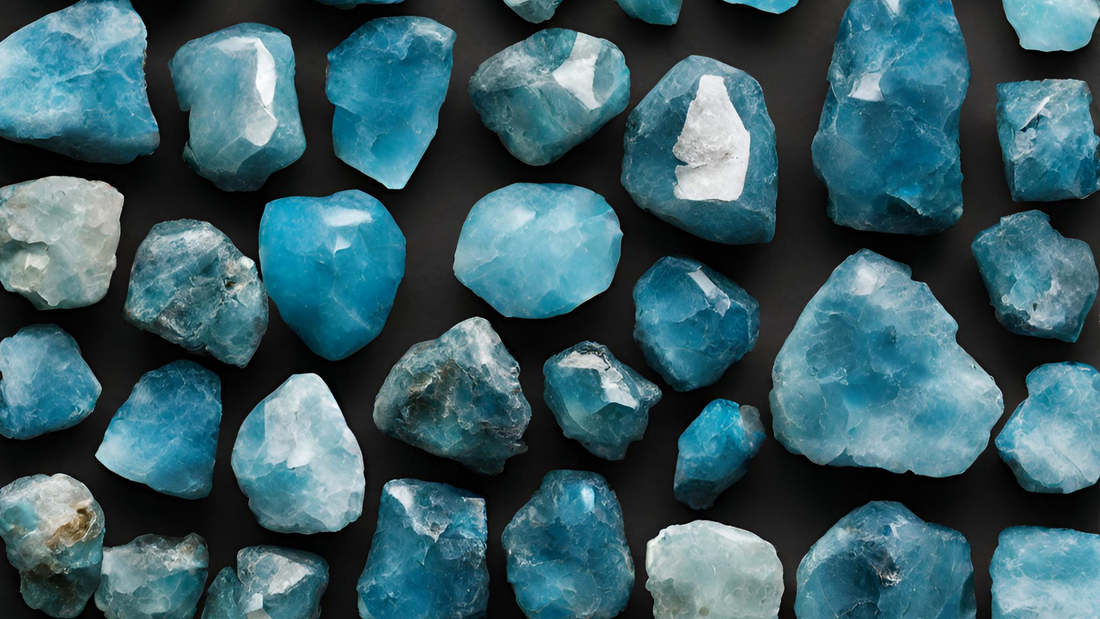 Blue Apatite Crystal Benefits: Clarity, Focus, Manifestation, Inner Growth.