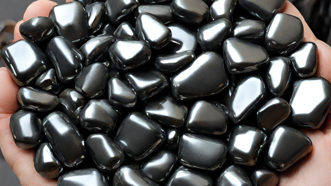 Hematite Crystal Benefits: Grounding, Protection, Strength, Emotional Stability.
