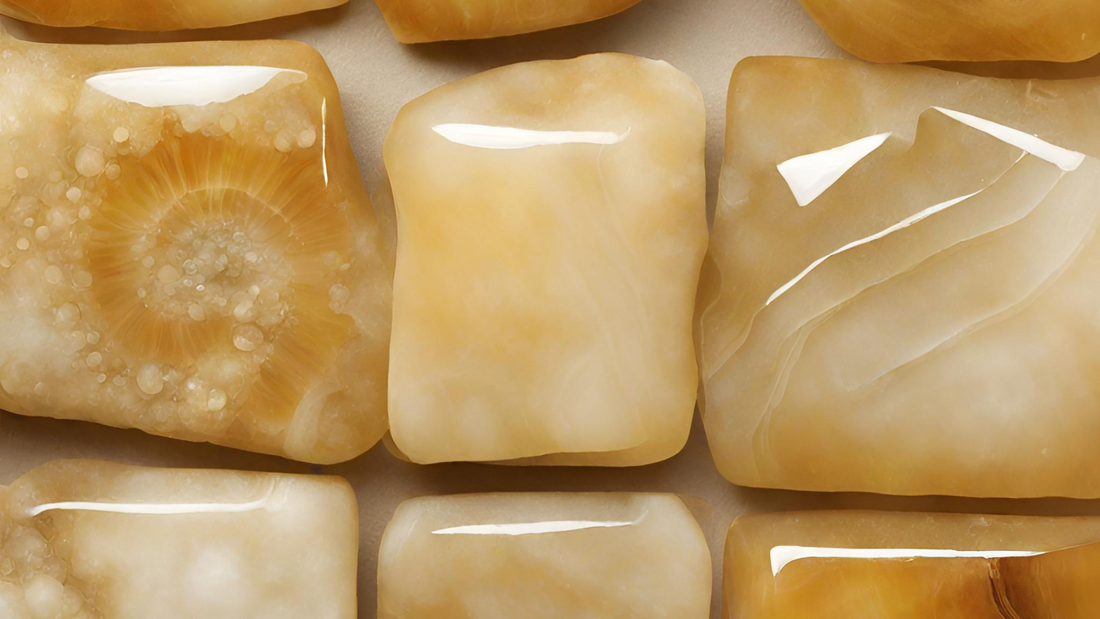 Honey Onyx Crystal Benefits: Strength, Protection, Confidence, Mental Clarity.