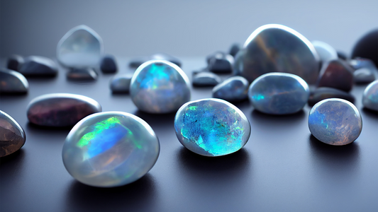 Moonstone Crystal Properties: Calming, Creativity, Hormonal Balance, Connection to Moon Energy.