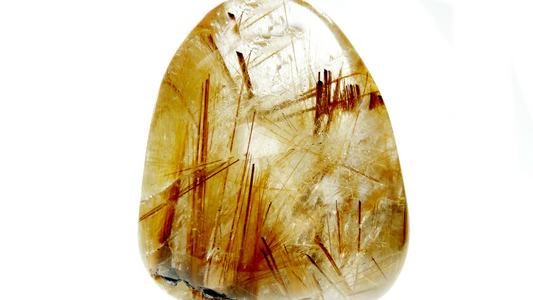 Rutilated Quartz Crystal Benefits: Amplification, Clarity, Protection, Spiritual Growth.