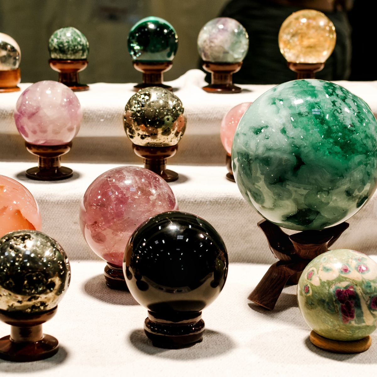 Elevate Your Space - Ancient Infusions Crystal Sphere Holders Collection. Handcrafted Gemstone Holders for Displaying Elegant Crystal Spheres.