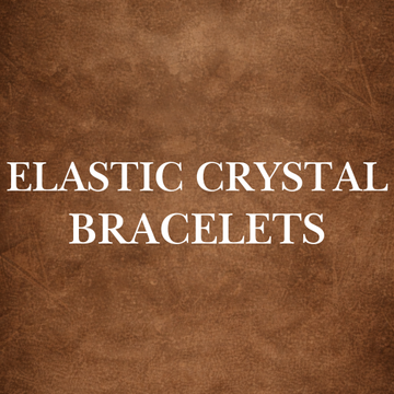 Elegant Elastic Crystal Bracelets for Men and Women featuring genuine crystal beads on a tattooed wrist.