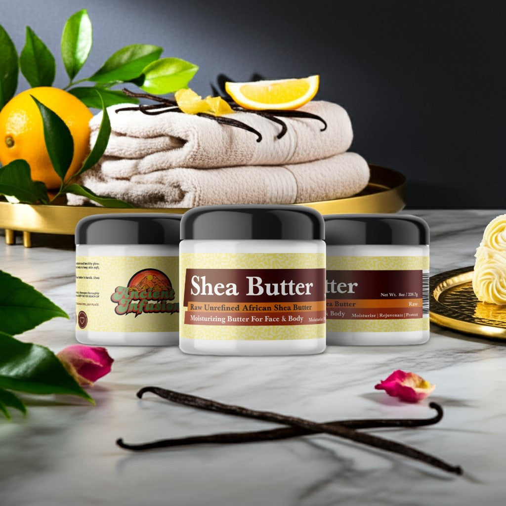 Collection of Raw African Shea Butters – Designer and Celebrity Inspired