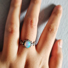 Eternal Sparkle - Ancient Infusions Stainless Steel Crystal Ring Collection. Dazzling Gemstone Rings for Timeless Beauty and Modern Elegance.