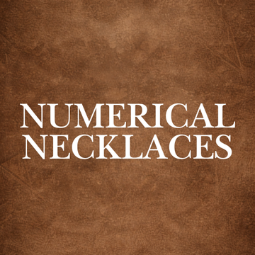Numerical Symbolism Necklaces Collection by Ancient Infusions – Spiritual Gold and Silver Necklaces Featuring 111, 222, 333, 444, 555, 666, 777, 888, and 999.