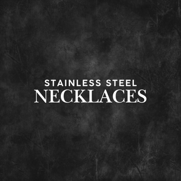 Stainless Steel Necklaces Collection for Men & Women featuring vibrant gemstone pendant on silver chain