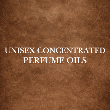 Unisex concentrated perfume oil bottles by Ancient Infusions displayed together, representing clean, alcohol-free luxury-inspired fragrance oils with bold scent profiles.