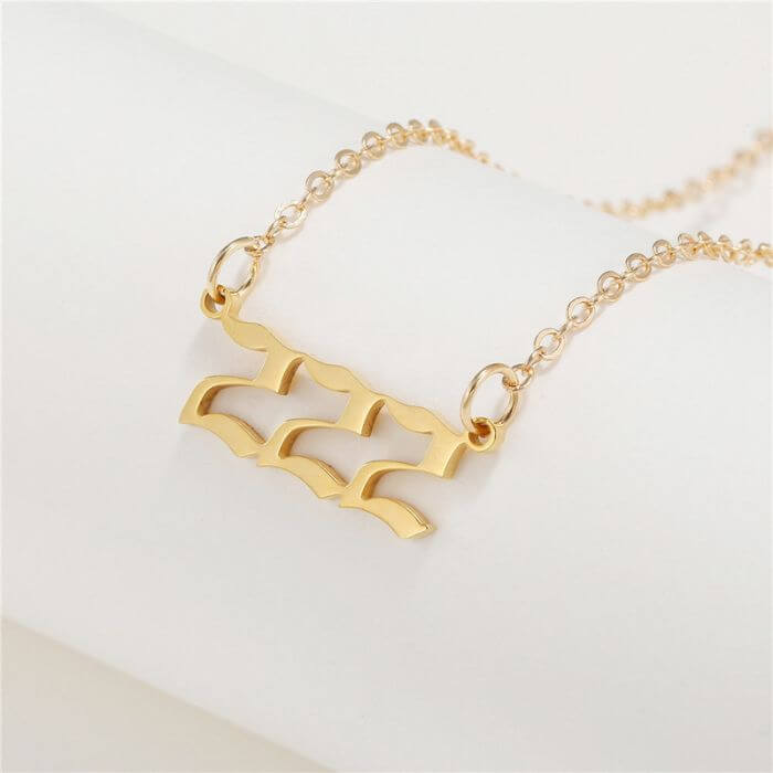 222 Stainless Steel Gold Necklace by Ancient Infusions – Elegant 222 Jewelry for Men and Women.