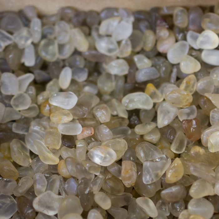 Ancient Infusions Citrine Tumbled Crystals - Natural Gems for Prosperity, Creativity, and Spiritual Upliftment.