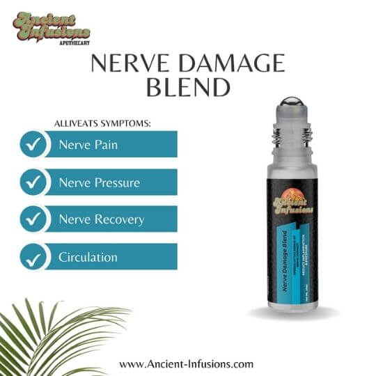 Nerve Damage Herbal Remedy Oil- Discover Natural Relief For Nerve Pain With Ancient Infusions Nerve Damage Relief Blend - Your Path To Soothing Comfort