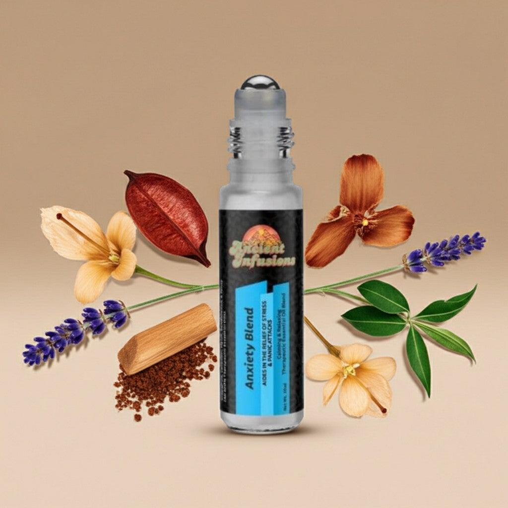 Anxiety Herbal Remedy Oil for Stress by Ancient Infusions