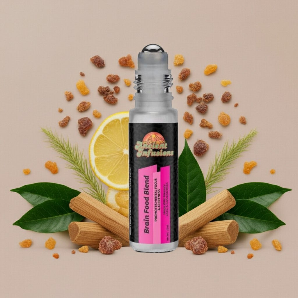 Brain Food Herbal Remedy Oil for Cognitive Wellness