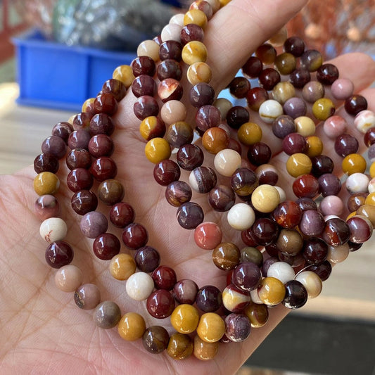 Mookaite Elastic Crystal Bracelet