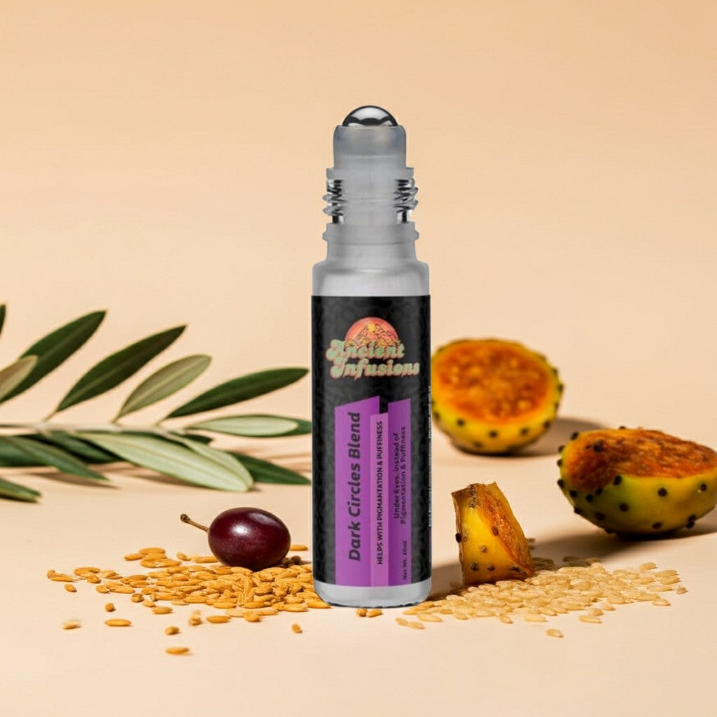 Dark Circles Herbal Remedy Oil for Revitalized Eyes by Ancient Infusions