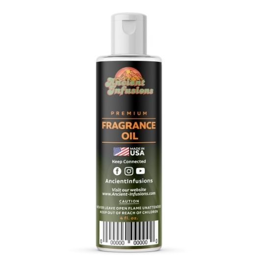 Purple Haze Fragrance Oil bottle, premium uncut essence with deep woods, smoky resins, and florals, 4 fl oz by Ancient Infusions.