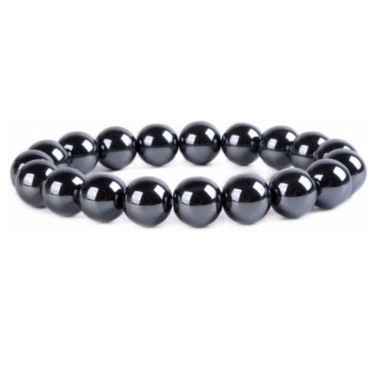 Bracelets - Hematite Elastic Crystal Bracelet