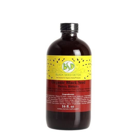Black Seed Detox Bitters: Support thyroid function with mineral-rich Kelp.
