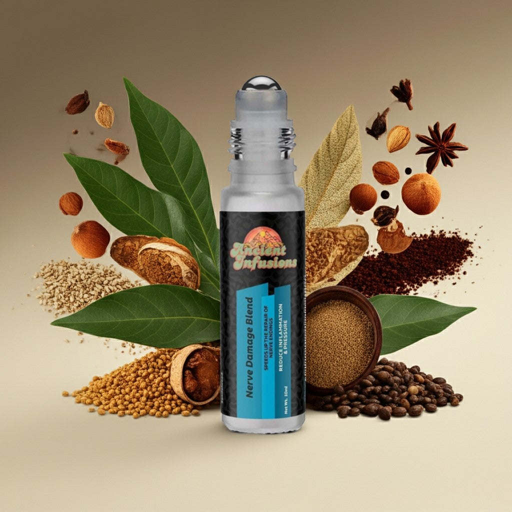 Nerve Damage Herbal Remedy Oil by Ancient Infusions