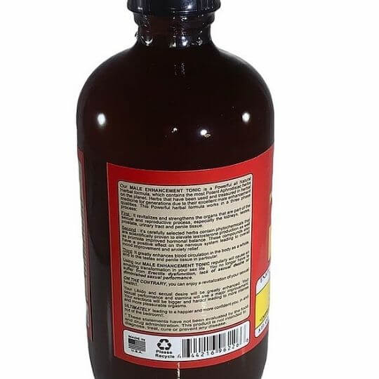 Male Enhancement bitters - Revitalize with Organic Tongkat Ali, Moringa Leaf - Ancient Infusions Herbal Elixir.