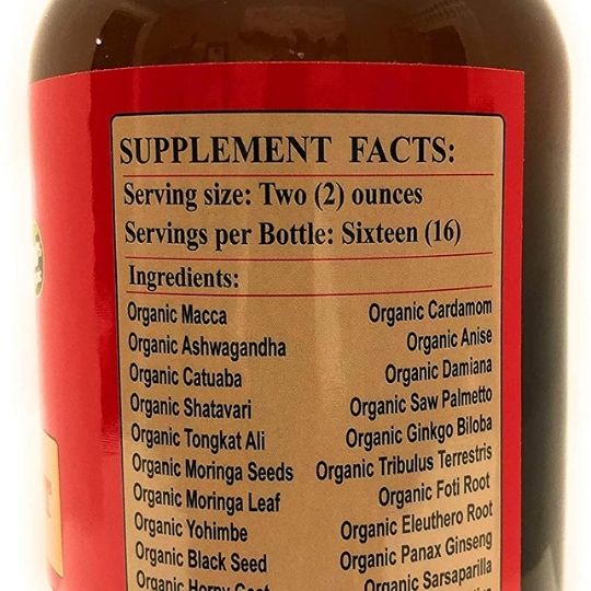 Key Ingredients: Organic Maca, Ashwagandha, Catuaba - Ancient Infusions Herbal Blend.