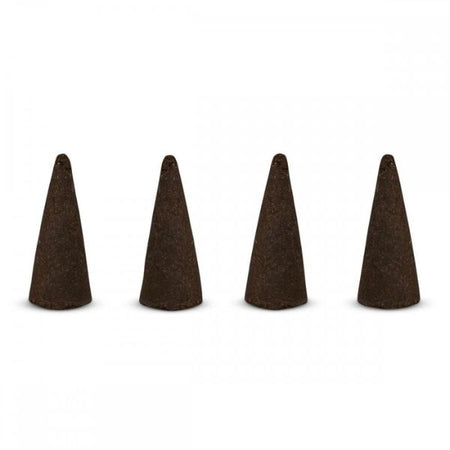 Patchouli Incense Cones on a white background