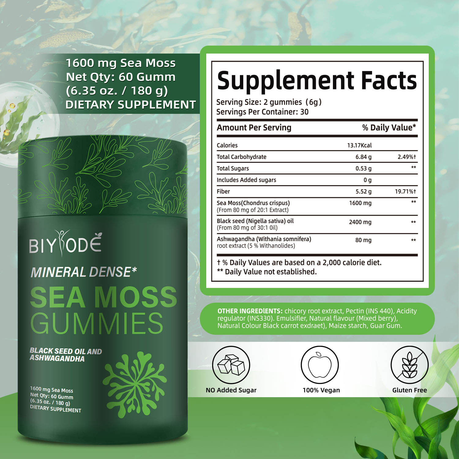 Sea Moss Gummies - 30 Day