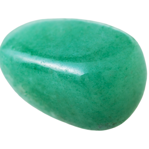 Green Aventurine is a comforter and heart healer.  It neutralizes all sources of electromagnetic pollution, blocking out emanations from computers, television and other electronic equipment.  Green Aventurine settles nausea and dissolves negative emotions