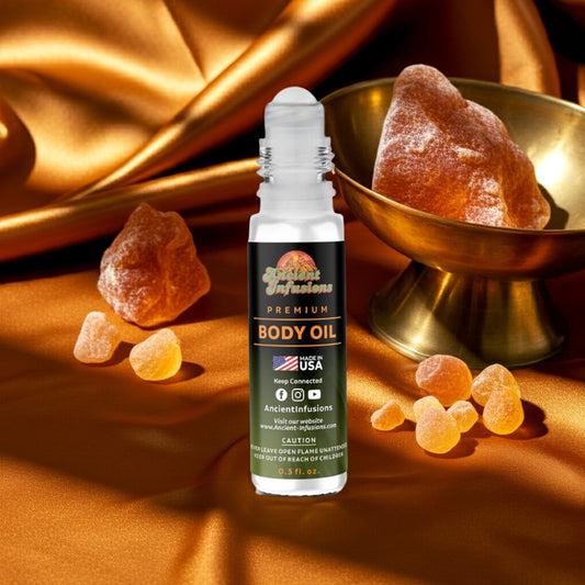 Amber Gold Luxury Body Oil Perfume Roll-On