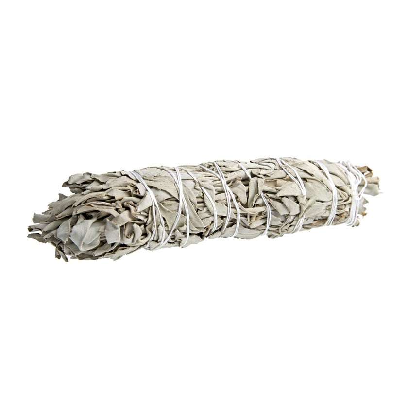 Ancient Infusions 8-inch California White Sage Smudge Stick - Aromatic Cleansing Ritual Tool for Spiritual Practices.