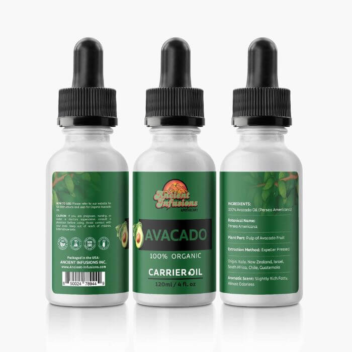 Nourished Skin - Avocado Carrier Oil by Ancient Infusions.