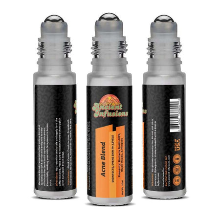 Ancient Infusions Acne Essential Oil Blend - Natural Solution for Clear, Radiant Skin.