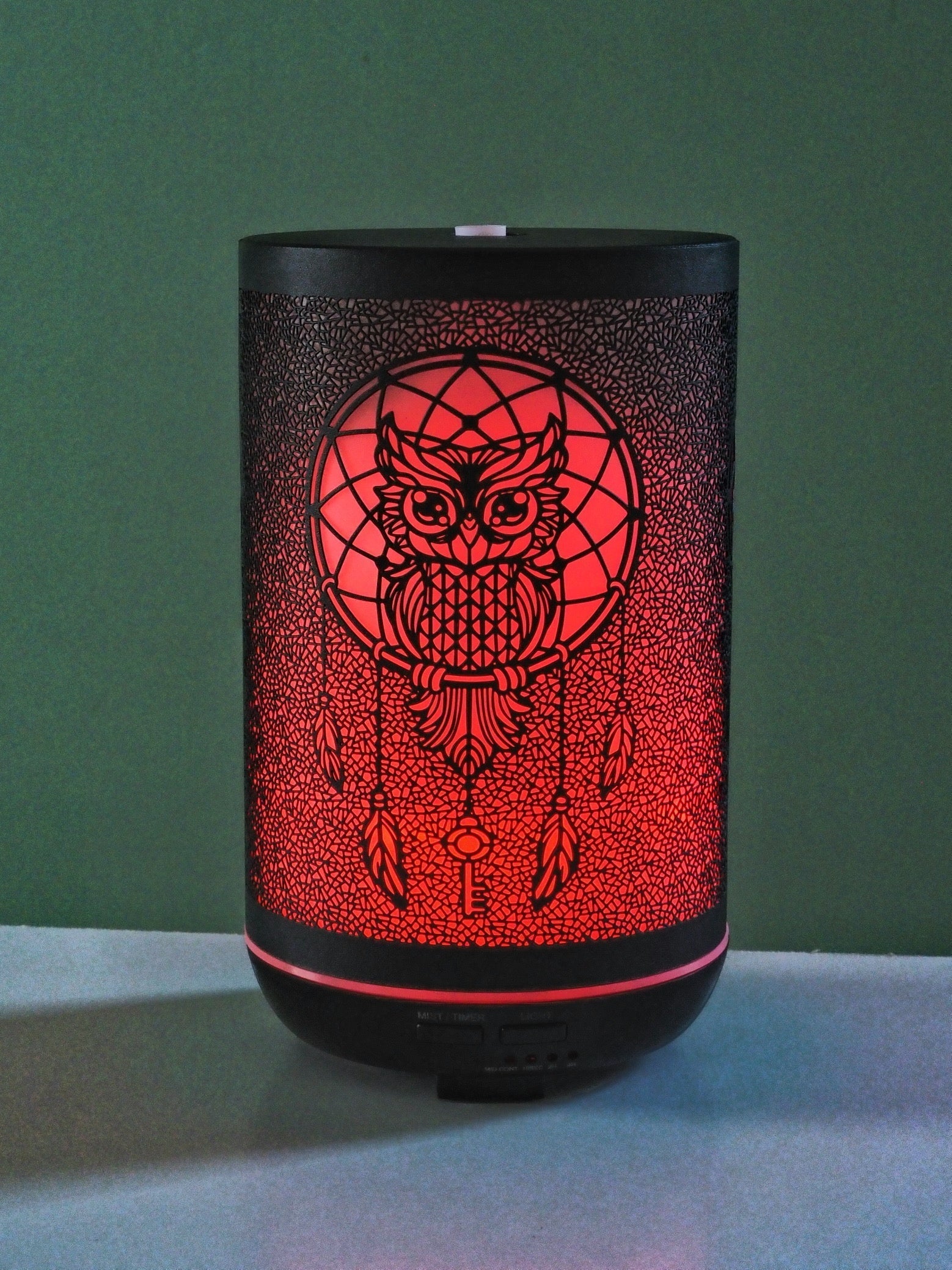 Ancient Infusions Dreamcatcher Owl Aromatherapy Diffuser - Main View.