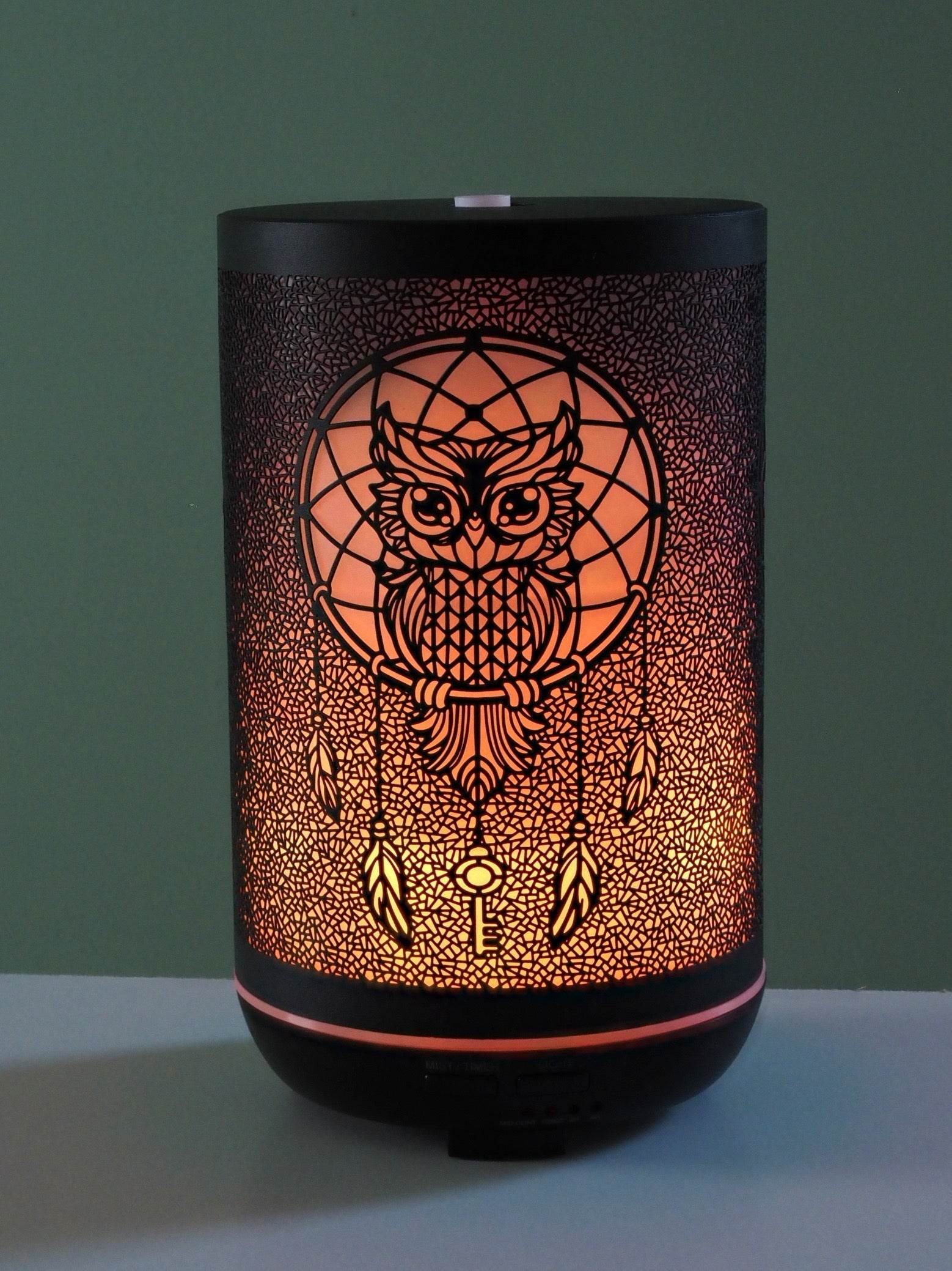 Ancient Infusions Dreamcatcher Owl Aromatherapy Diffuser - Wellness and Relaxation.