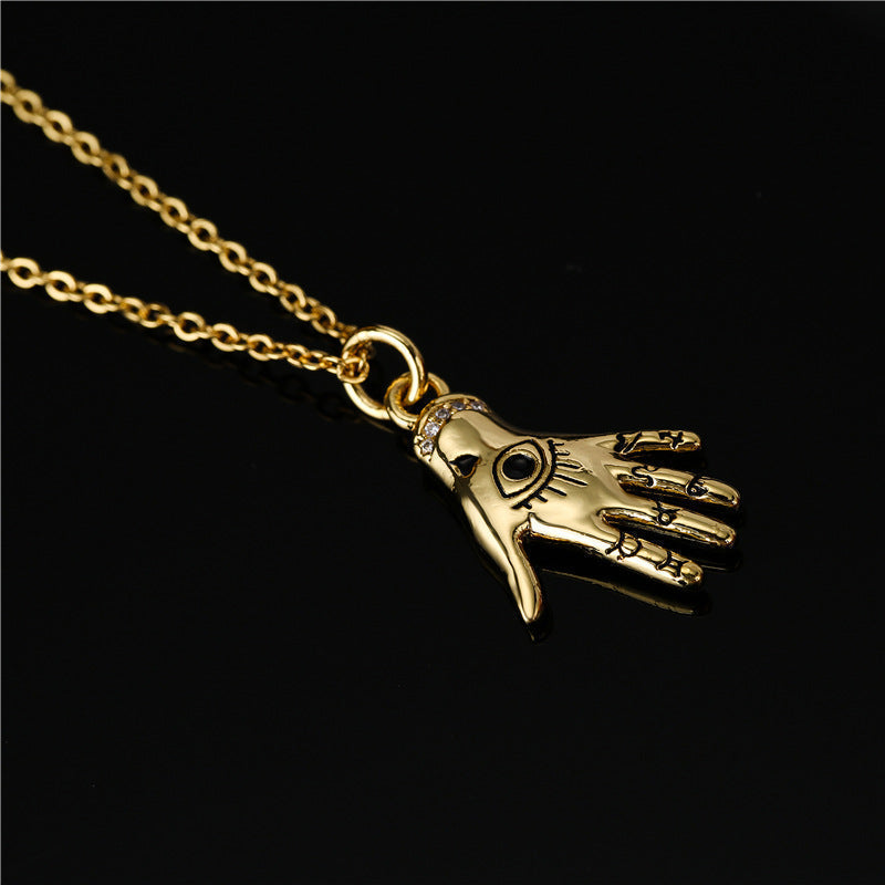 Ancient Infusions Evil Eye Protection Necklace - Stylish Stainless Steel Ward Against Negativity.