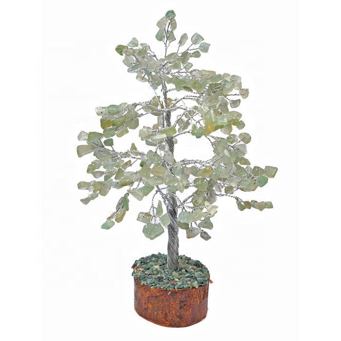 Attract wealth and healing energy with Ancient Infusions' Green Aventurine Crystal Tree - hand-wired with 300 genuine green aventurine pieces for a powerful and positive display.