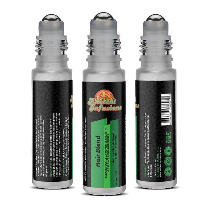 Ancient Infusions Hair Herbal Remedy Oil for Scalp Health - Pure and Nourishing Blend for Scalp Health.