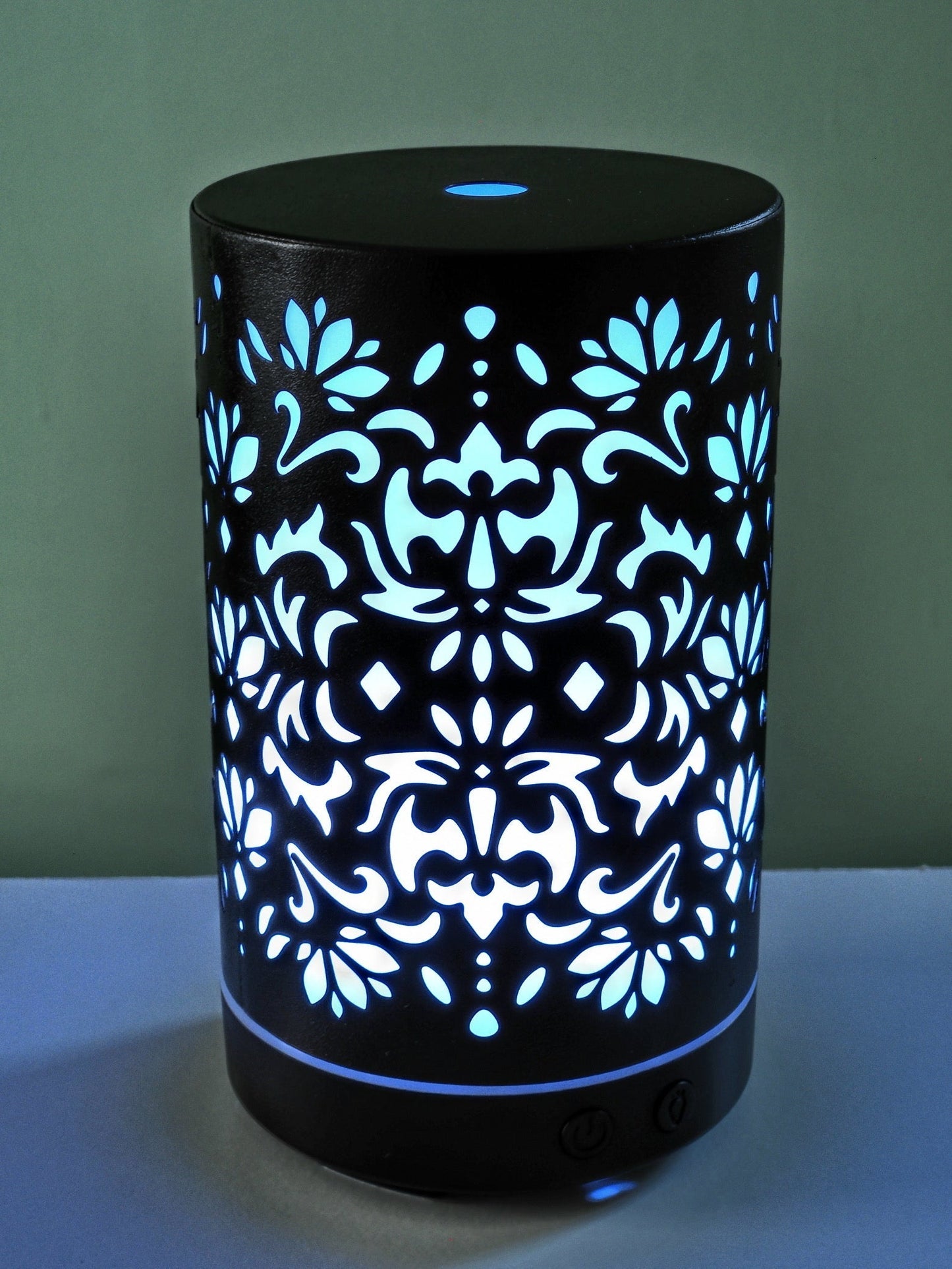 Elegant White Lotus Flower Aromatherapy Diffuser by Ancient Infusions.