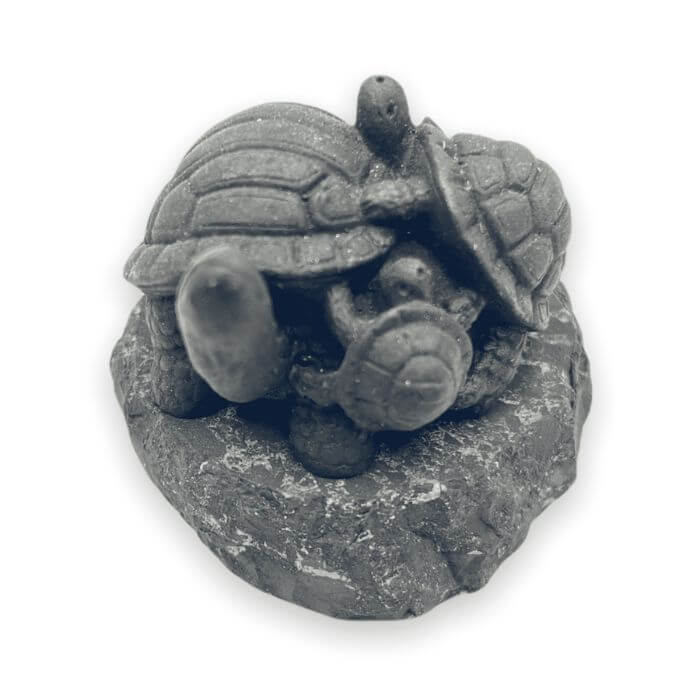 Enhance your space with harmonious energy - Ancient Infusions Shungite Turtle Statue.
