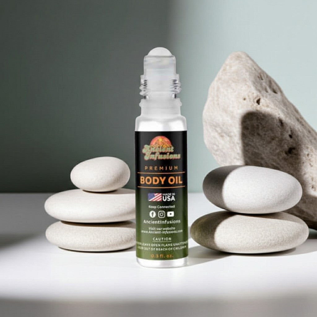 Bond No 9 Beekman Place  inspired pure uncut body oil displayed on product set