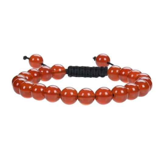 Carnelian Energy Bracelet - Adjustable  - Meaning, Uses, and Stylish Design for Emotional Balance.