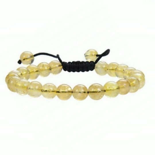 Citrine Energy Bracelet - Adjustable for Men and Women - Positivity and Confidence.