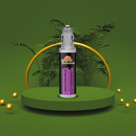 Dark Circles essential oil blend by Ancient Infusions – natural solution for reducing under-eye circles, puffiness, and brightening skin.
