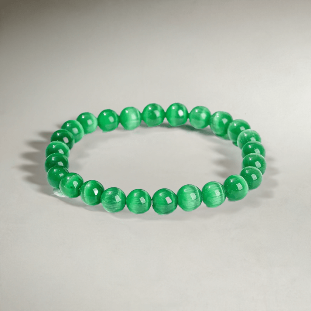 Green Cat’s Eye Bracelet Benefits and Meaning – Real Healing Crystal Jewelry for Protection and Growth.