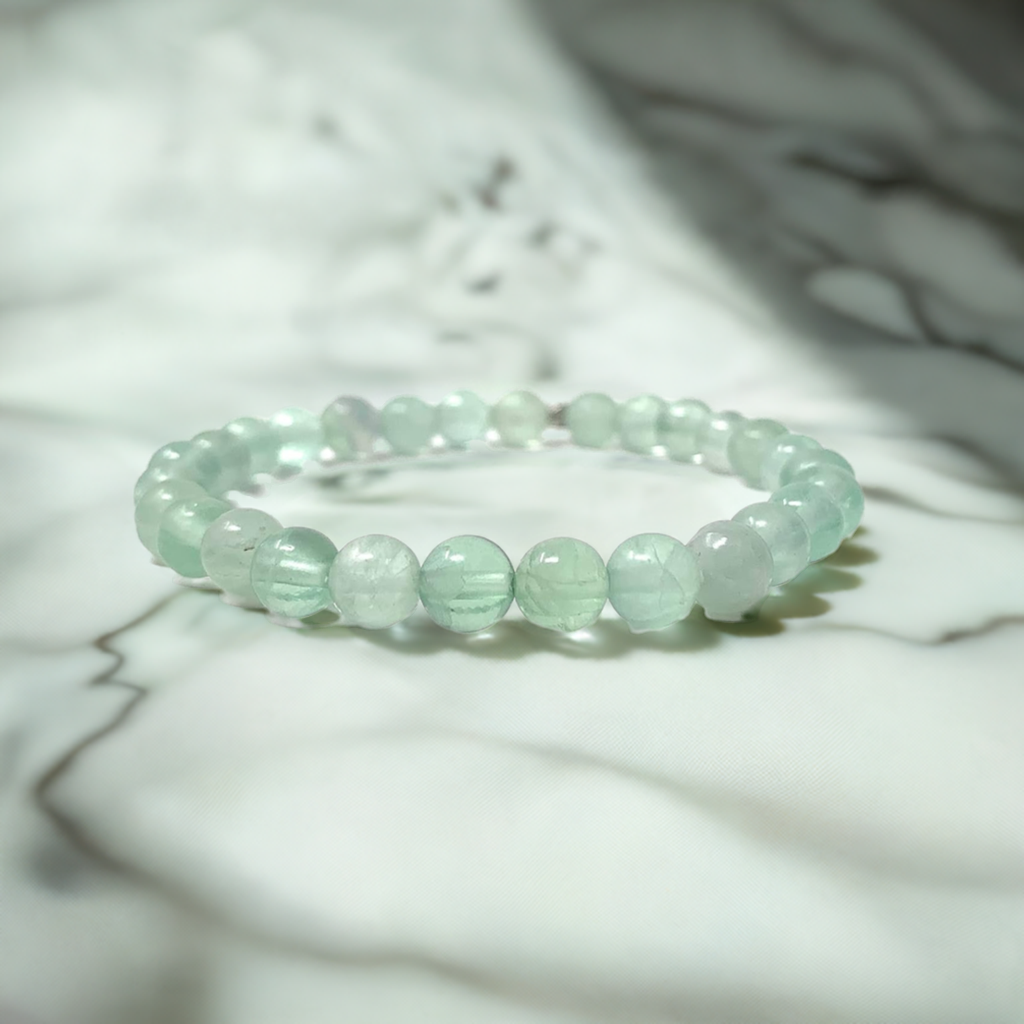 Green Fluorite Bracelet Benefits – Healing Crystal Jewelry for Clarity and Renewal.